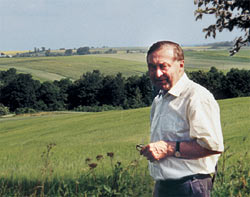Walter Krautwurst, 2003 in der Umgebung von Leisnitz